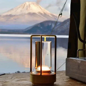 Crystal Lantern LED Lamp – Waterproof Touch Control Light for Elegant Home Décor