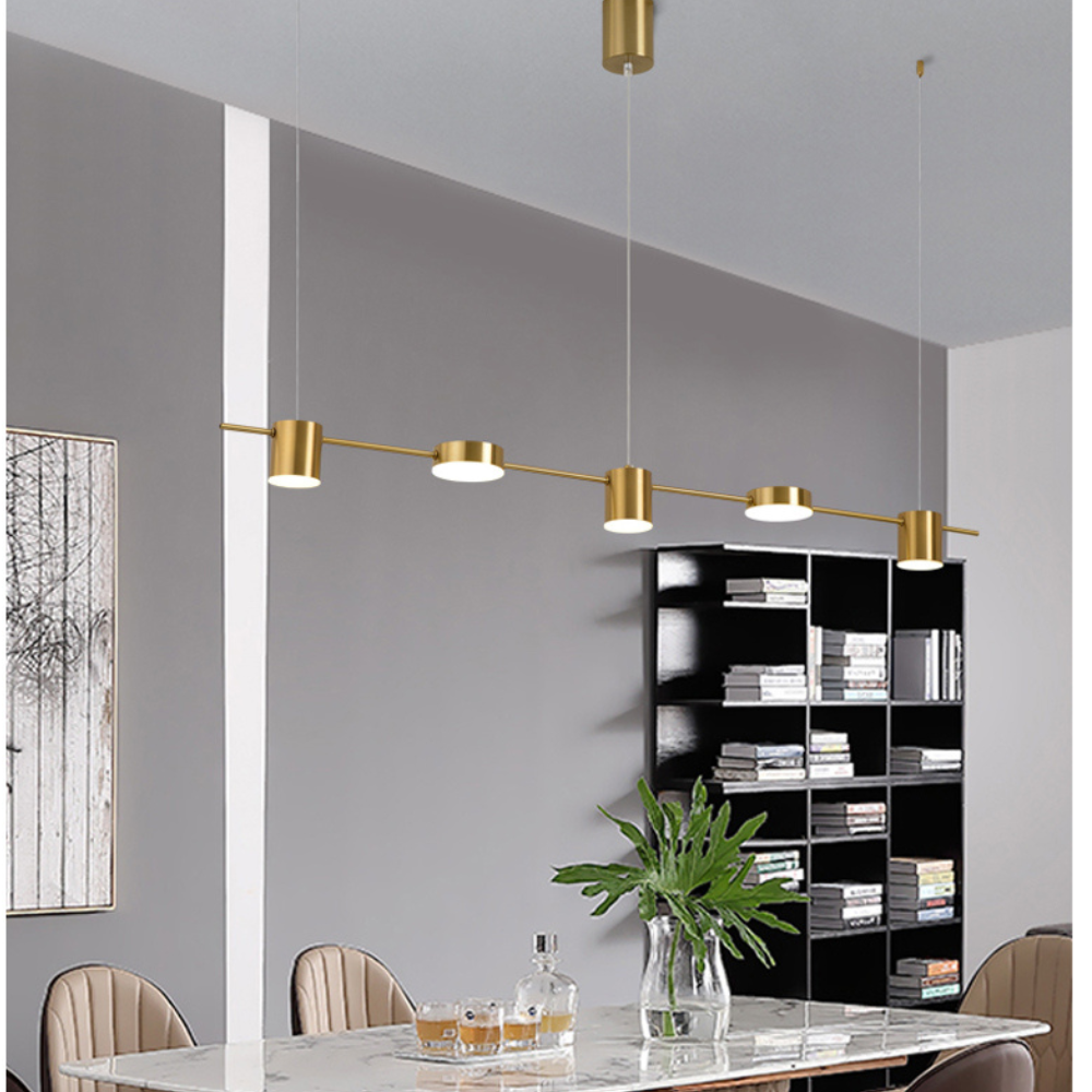 Modern Dimmable LED Pendant Light for Living Room and Dining Area