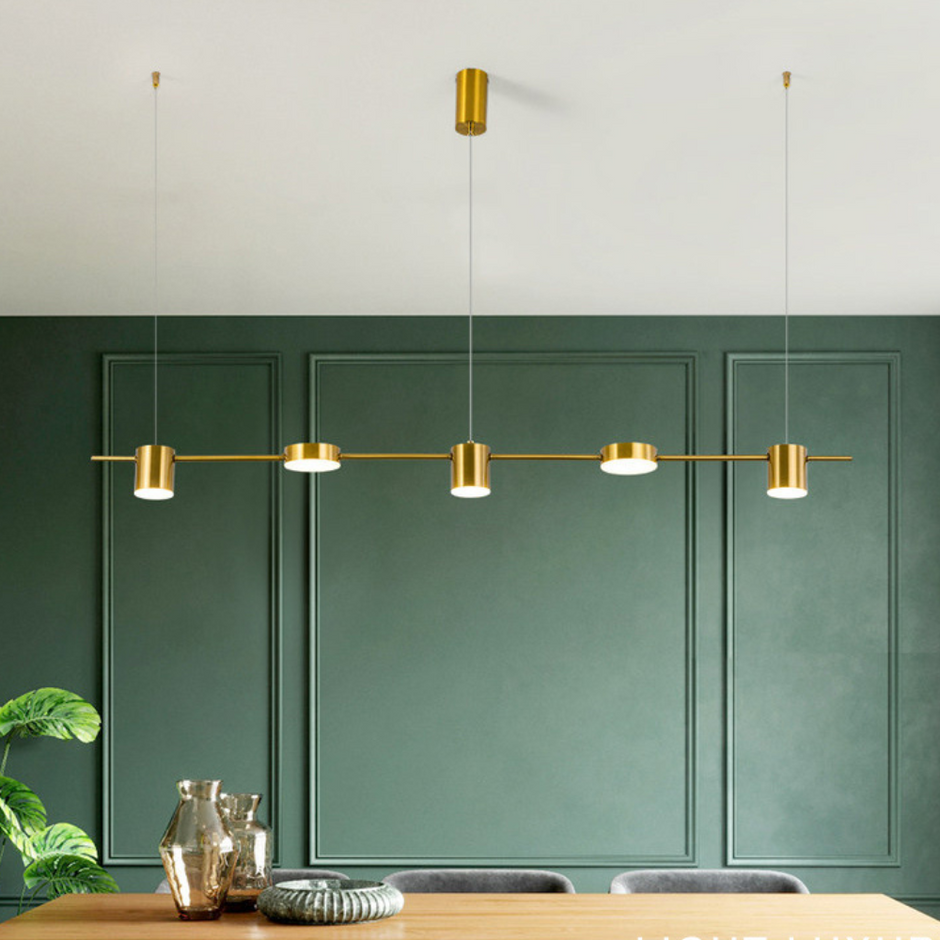 Modern Dimmable LED Pendant Light for Living Room and Dining Area