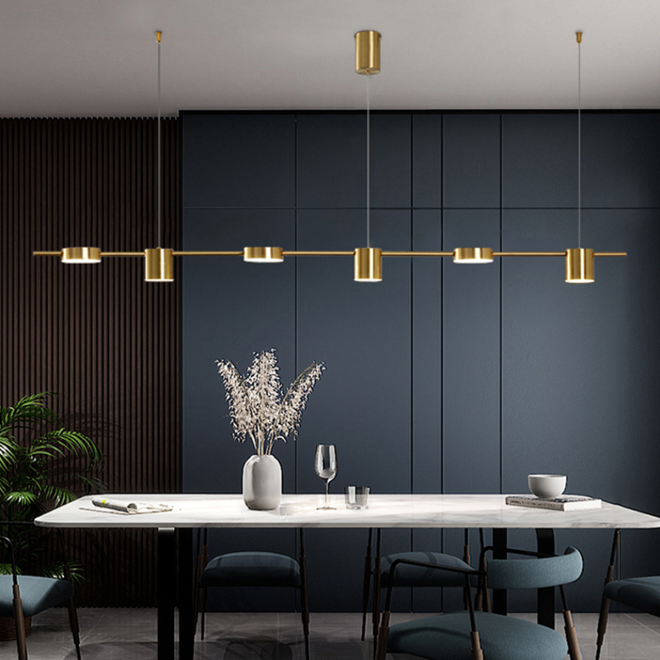 Modern Dimmable LED Pendant Light for Living Room and Dining Area