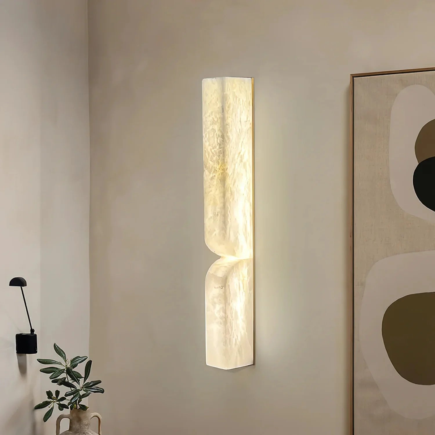 Luxury Copper Marble Wall Lamp Light