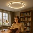 Dimmable LED ceiling light Elegant lighting for the living room, dining room and hallway