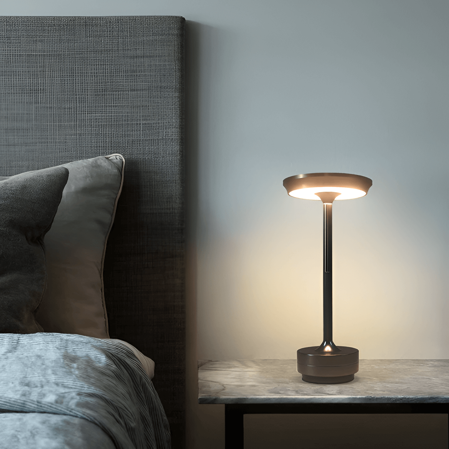 Elegant Cordless LED Ambient Light For Cozy Spaces – Rechargeable & Portable