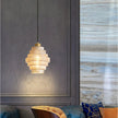 Elegant Brass Pendant Light – Warm Antique Ceiling Fixture for Home