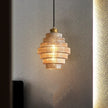 Elegant Brass Pendant Light – Warm Antique Ceiling Fixture for Home