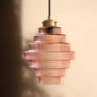 Elegant Brass Pendant Light – Warm Antique Ceiling Fixture for Home