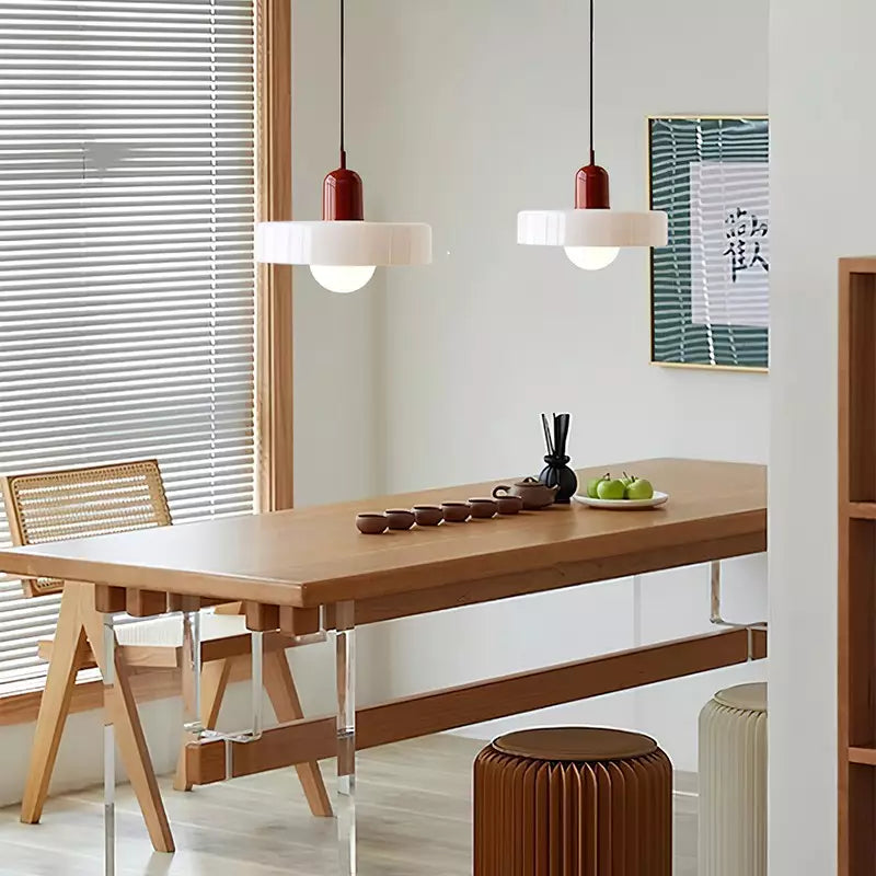 Pendant Light in Colored Glass