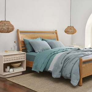 Eco-Friendly Rattan Pendant Light – Minimalist Willow Woven Design