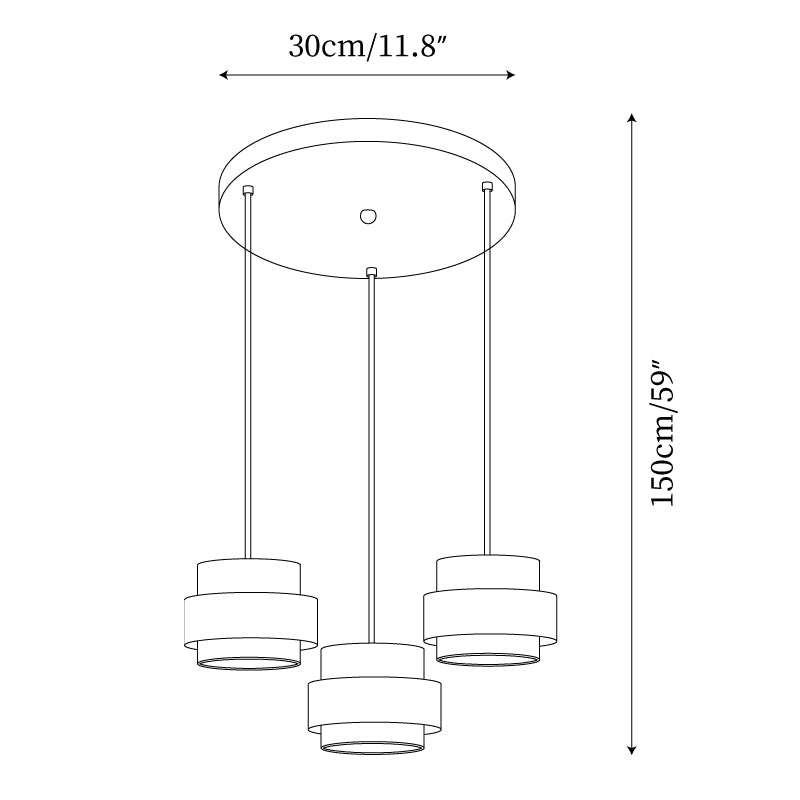 Rustic Modern Pendant Lamp – Travertine Stone Shade with Walnut Wood Finish