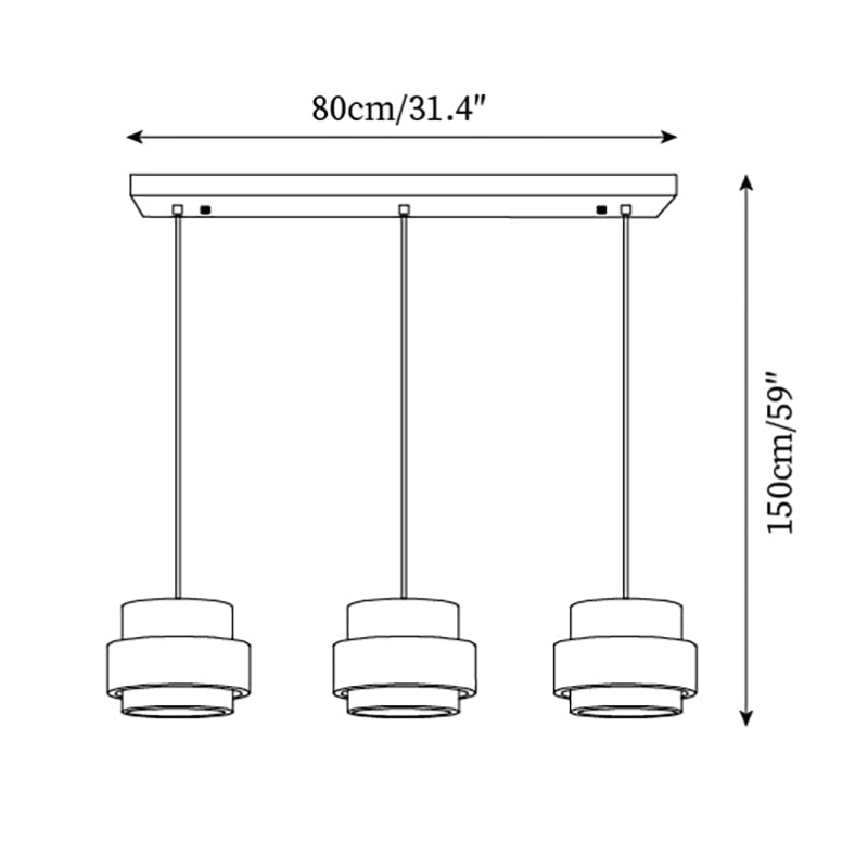 Rustic Modern Pendant Lamp – Travertine Stone Shade with Walnut Wood Finish