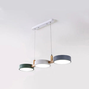 Nordic Modern Metal Cylinder Pendant Light