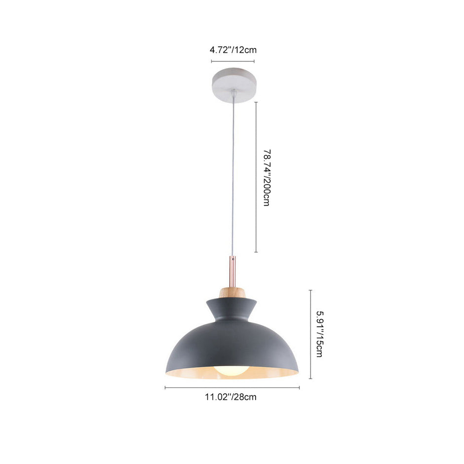 Modern Pendant Light Dome for Kitchen
