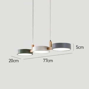 Nordic Modern Metal Cylinder Pendant Light