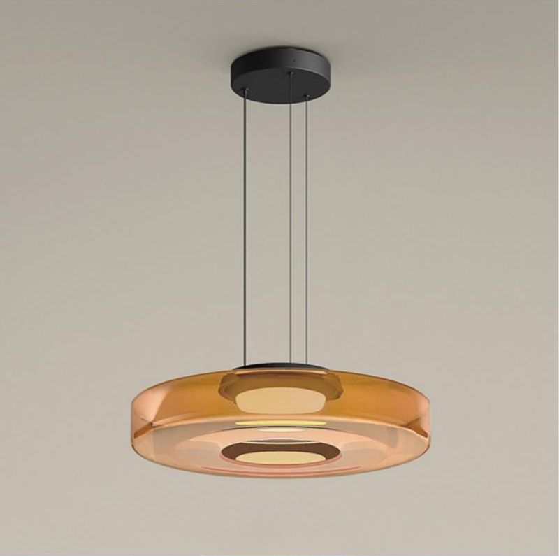 Moon Pendant Ceiling Light – Hanging Cord Lamp for Home & Café Decor