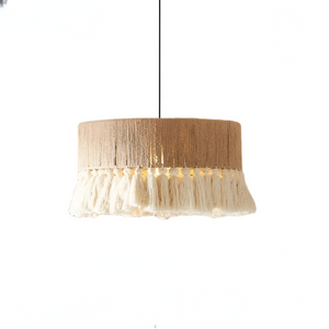 Rustic Pendant Light – Vintage Boho Ceiling Lamp for Living Spaces
