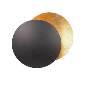 Rotating Disc Wall Lamp – Modern LED Light with Solar Eclipse Effect
