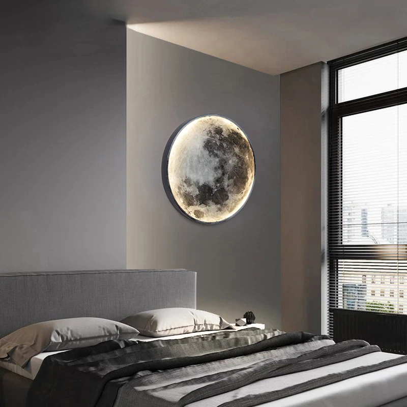 Modern Moon Shaped Wall Light