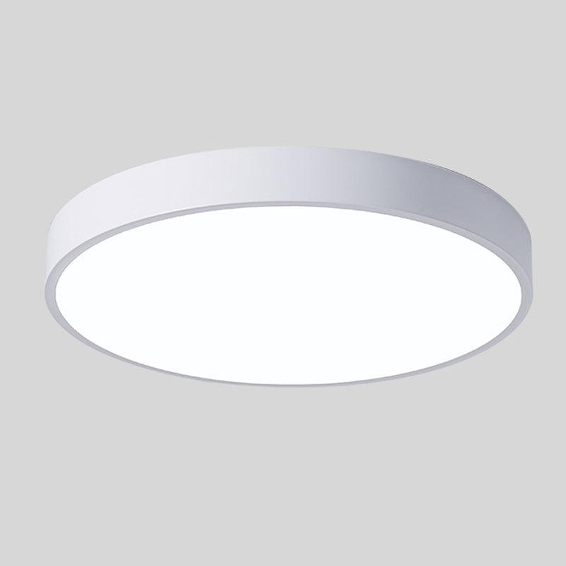 Nordic Wooden Circular Ceiling Light_  Modern Macaroon Design For Living Spaces