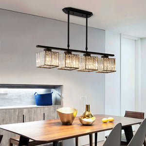 Modern Multi-Head Glass Pendant Light – Nordic Style Hanging Fixture