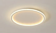 Round ceiling light fixture with dimensions and specifications on a plain background