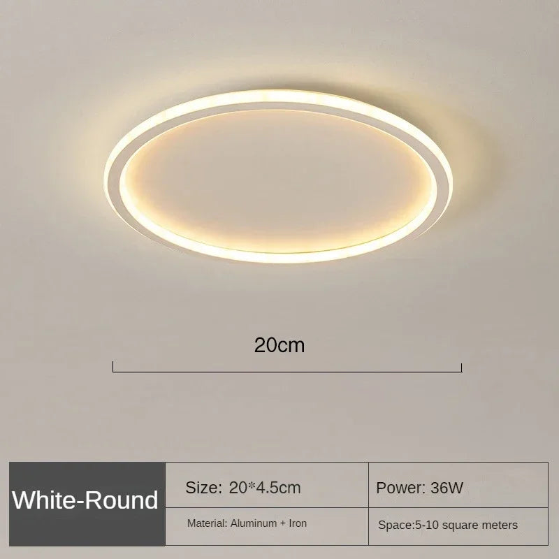 Dimmable LED ceiling light Elegant lighting for the living room, dining room and hallway