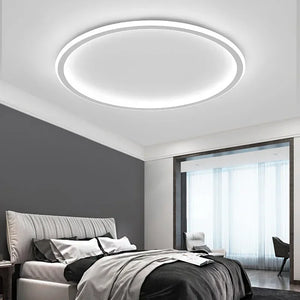 Modern Simple Round Ceiling Light – Minimalist LED Chandelier