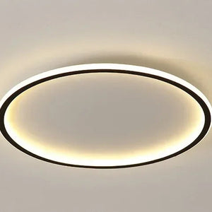 Ceiling light fixture with dimensions and specifications on a neutral background