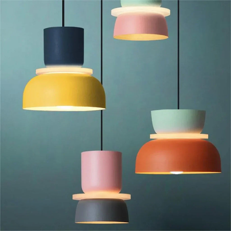 Pendant Light Block Nordic Color