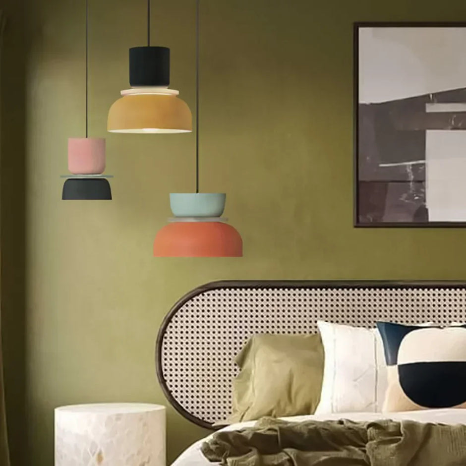 Pendant Light Block Nordic Color