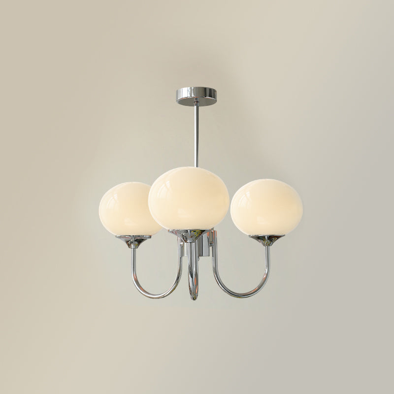 Elegant Gold Ceiling Light with Pink Glass Shades – Modern Glamour Chandelier for Living Room or Bedroom Décor