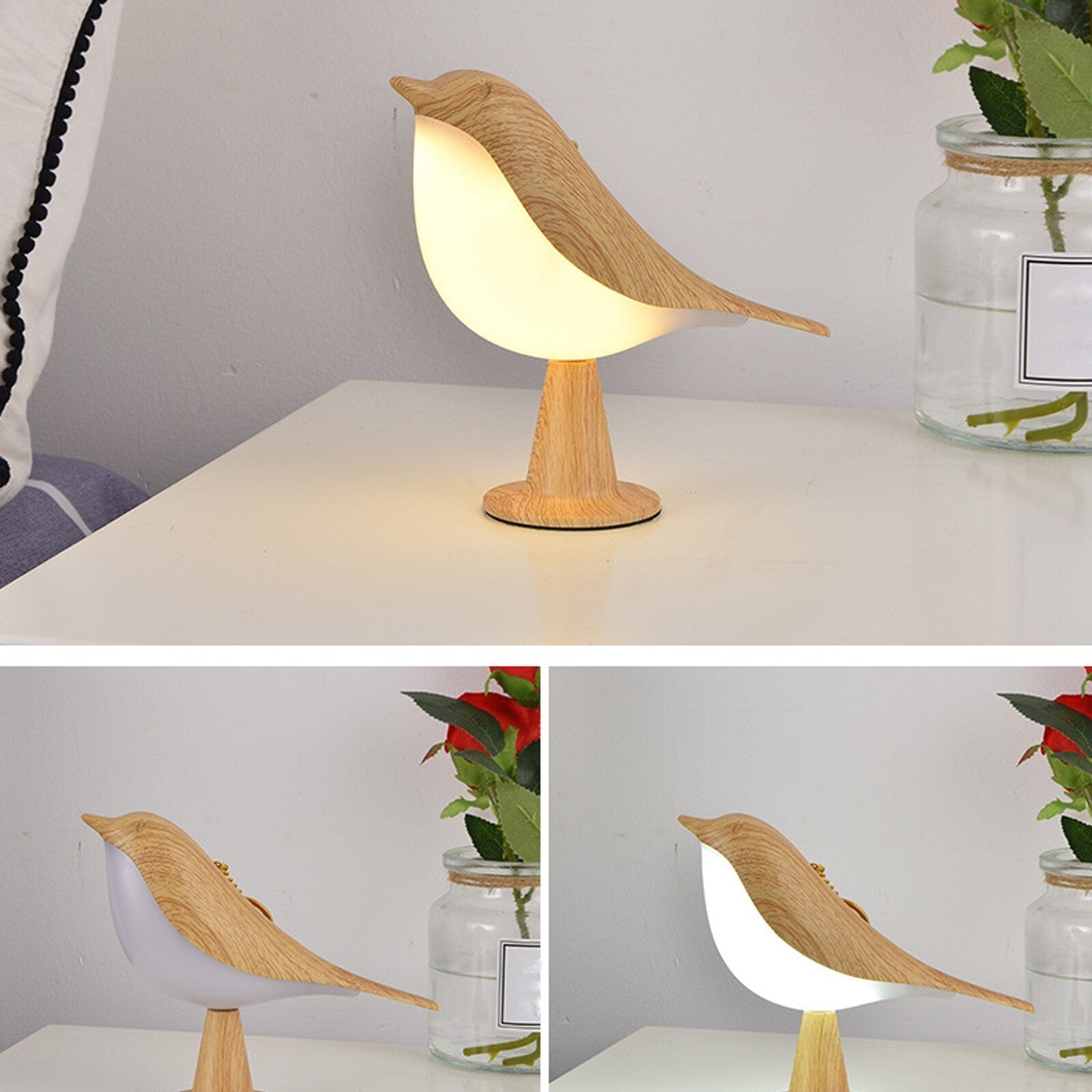 Modern Bird Table Lamp – Elegant & Whimsical Design