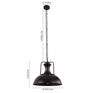 Modern Pendant Light Industrial Single Dome