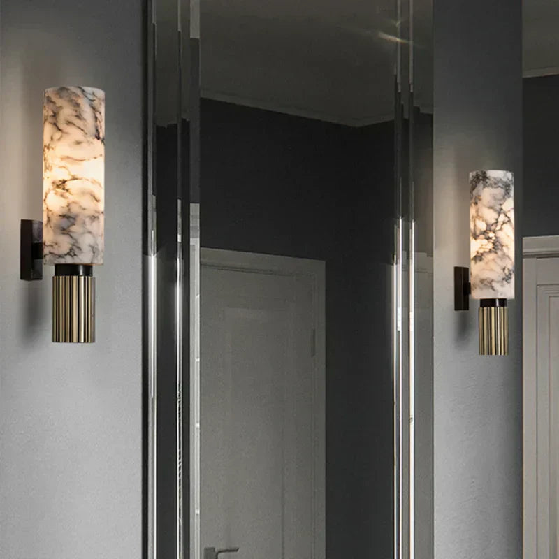 Wall Lamp Marble Metal Luxury Design