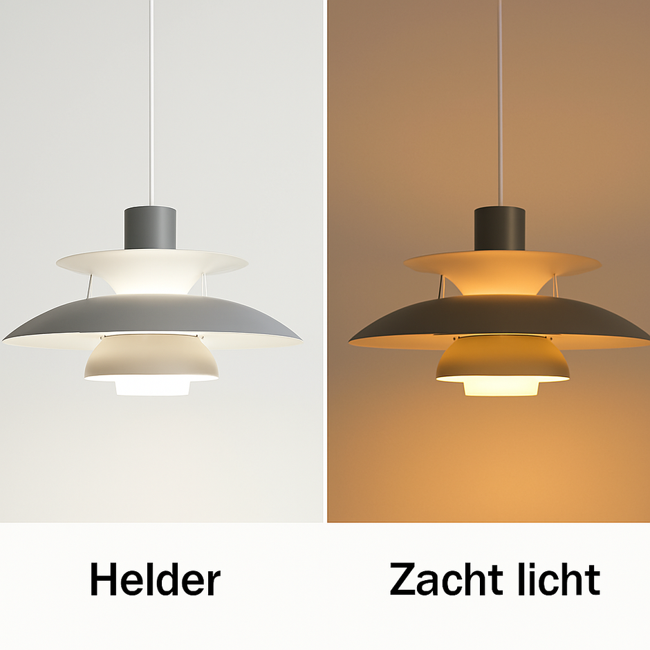 Modern dimmable LED ceiling light – round, long-lasting lighting for the living room, dining room and office