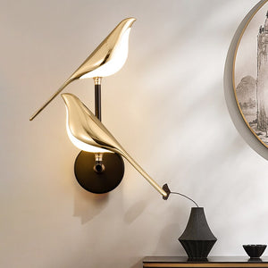 Magnetic bird LED Lamp – Modern Lighting for Living Room, Bedroom & Office