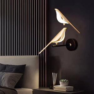 Magnetic bird LED Lamp – Modern Lighting for Living Room, Bedroom & Office