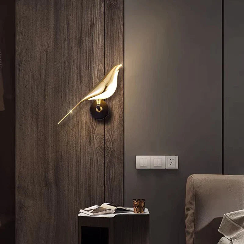 Magnetic bird LED Lamp – Modern Lighting for Living Room, Bedroom & Office