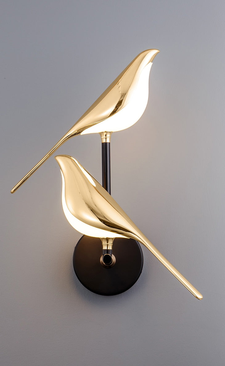 Magnetic bird LED Lamp – Modern Lighting for Living Room, Bedroom & Office