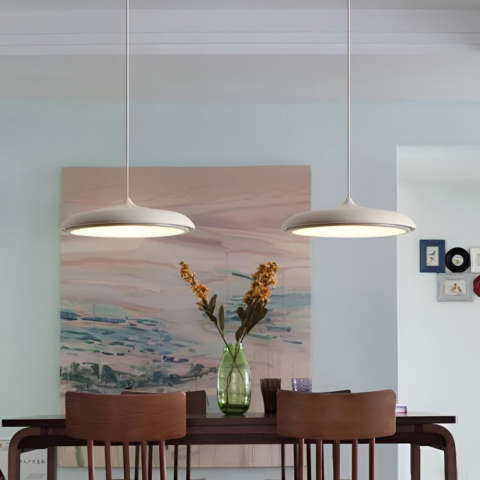 Elegant Disc Pendant Lamp – Nordic-Inspired Acrylic Ceiling Light