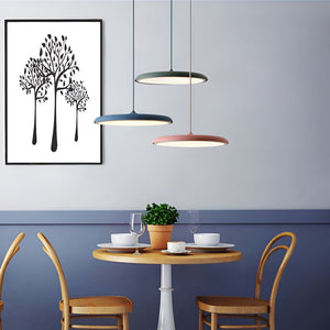 Elegant Disc Pendant Lamp – Nordic-Inspired Acrylic Ceiling Light