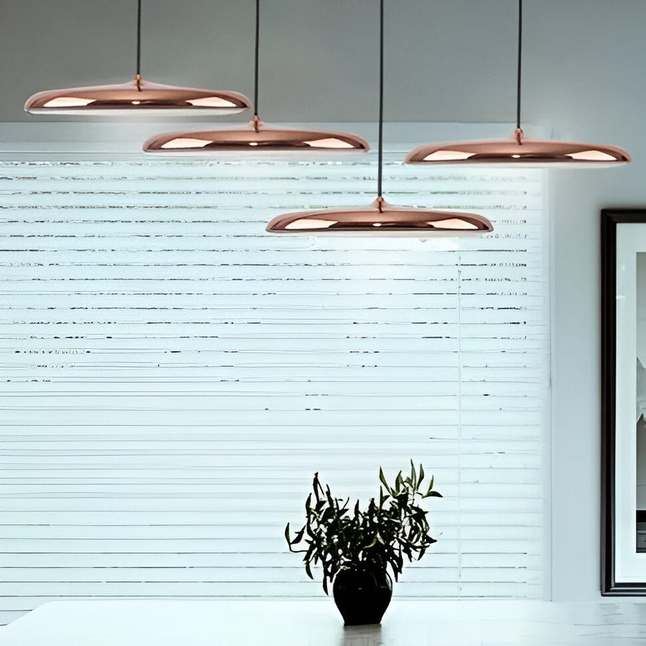 Elegant Disc Pendant Lamp – Nordic-Inspired Acrylic Ceiling Light