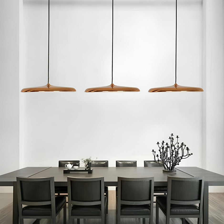 Elegant Disc Pendant Lamp – Nordic-Inspired Acrylic Ceiling Light