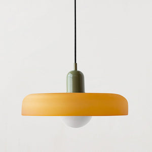Pendant Light in Colored Glass