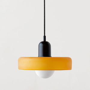 Pendant Light in Colored Glass