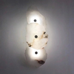 Minimalist Marble Wall Sconce – Warm Ambient Lighting for Hallways and Living Spaces