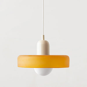 Pendant Light in Colored Glass