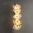 Minimalist Marble Wall Sconce – Warm Ambient Lighting for Hallways and Living Spaces