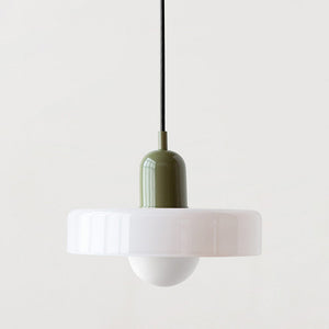 Pendant Light in Colored Glass
