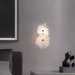 Minimalist Marble Wall Sconce – Warm Ambient Lighting for Hallways and Living Spaces