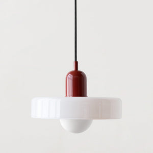 Pendant Light in Colored Glass